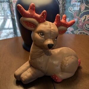 🏔️ Vintage Kimple Ceramic Reindeer